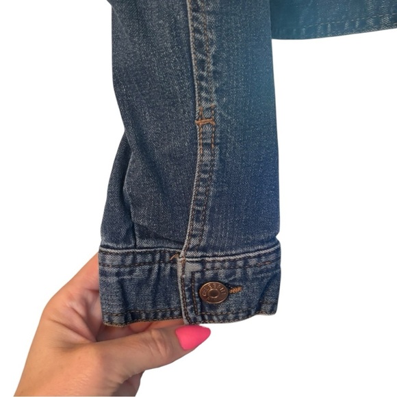 Celebrity Pink Blue Denim Jacket Size Medium (M) - Picture 5 of 7